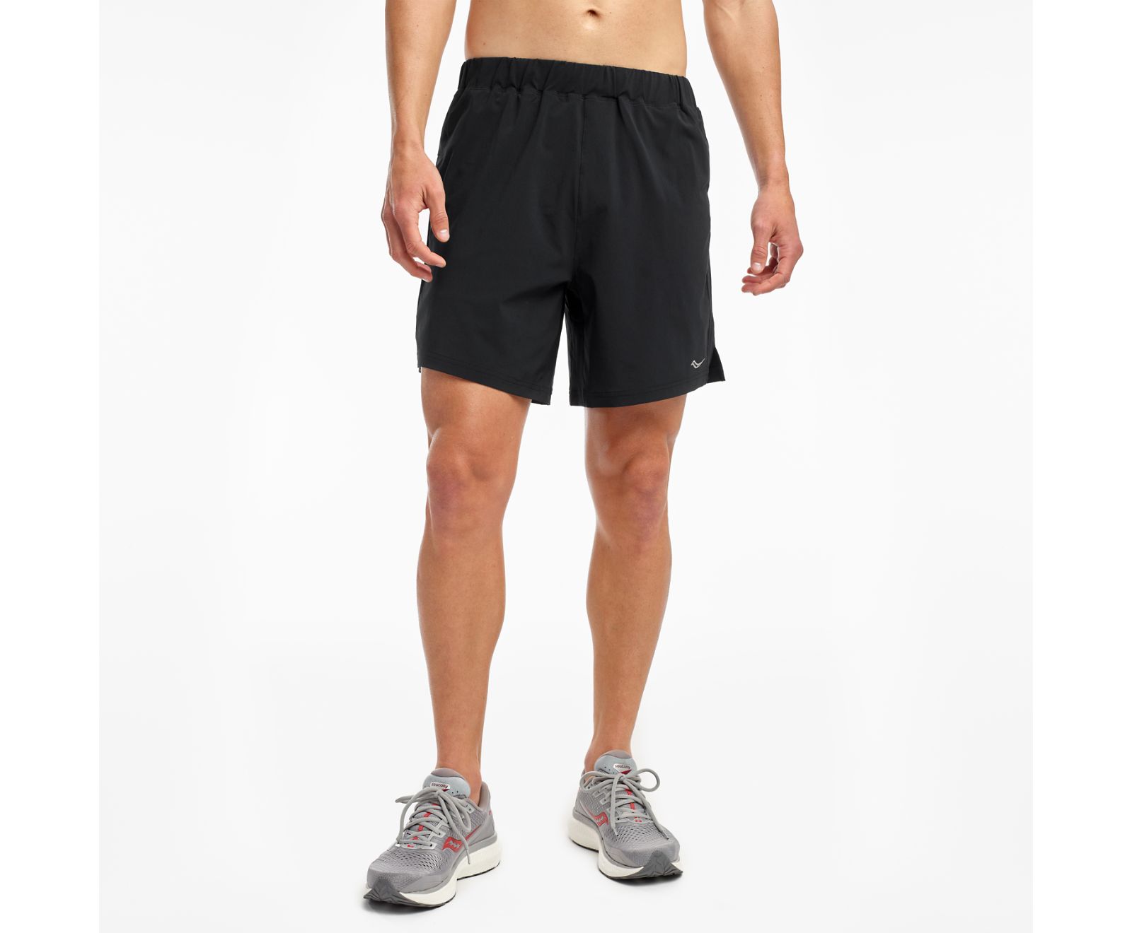 Bermudas Saucony Outpace 7" Hombre Negros | México 657UZGT